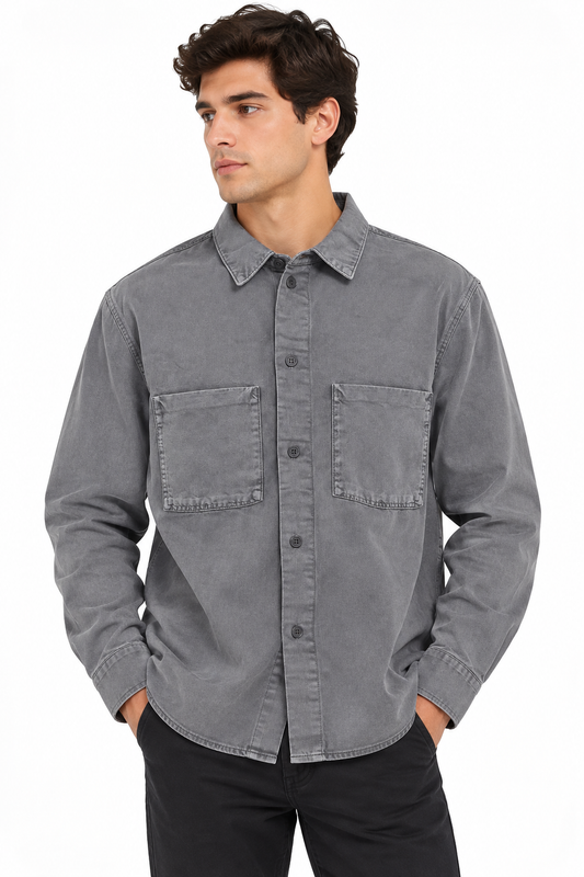 ZARA SHIRT 401 grey / M