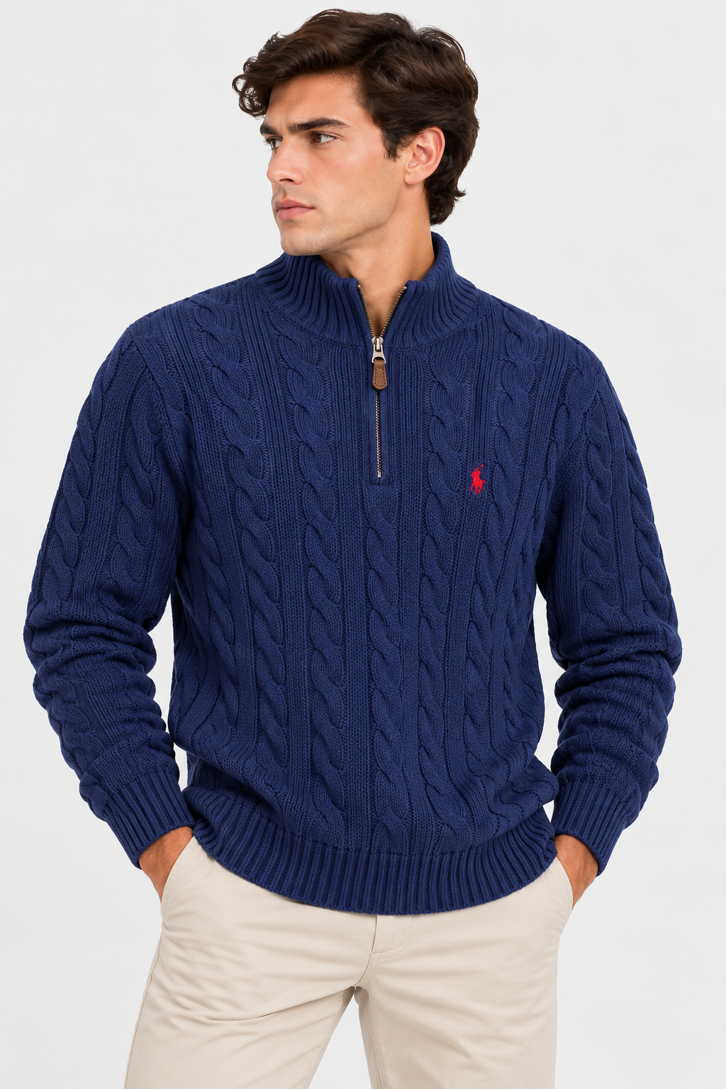 Polo Sweat 4017 Navy Sweatshirt XL / Navy