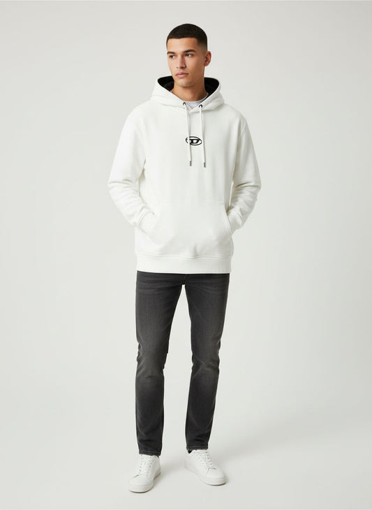 Diesel Hoodie White White / S