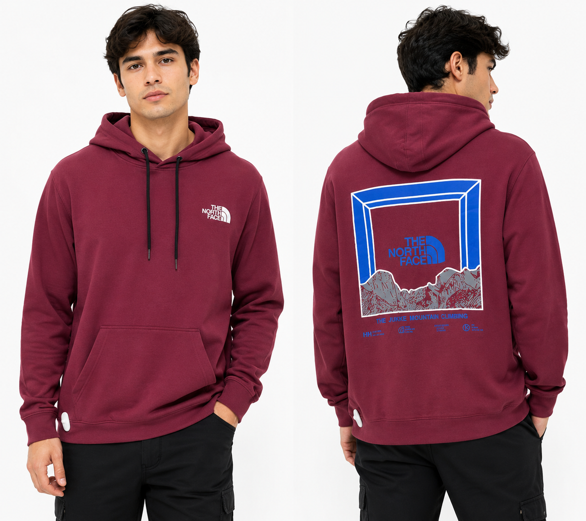 The North Face Hoodie Red Red / Xl