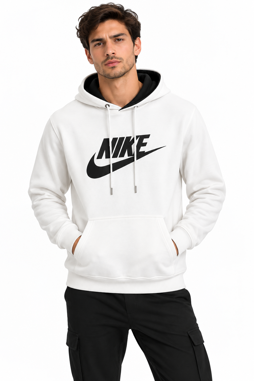 NIKE HOODIE white / XL