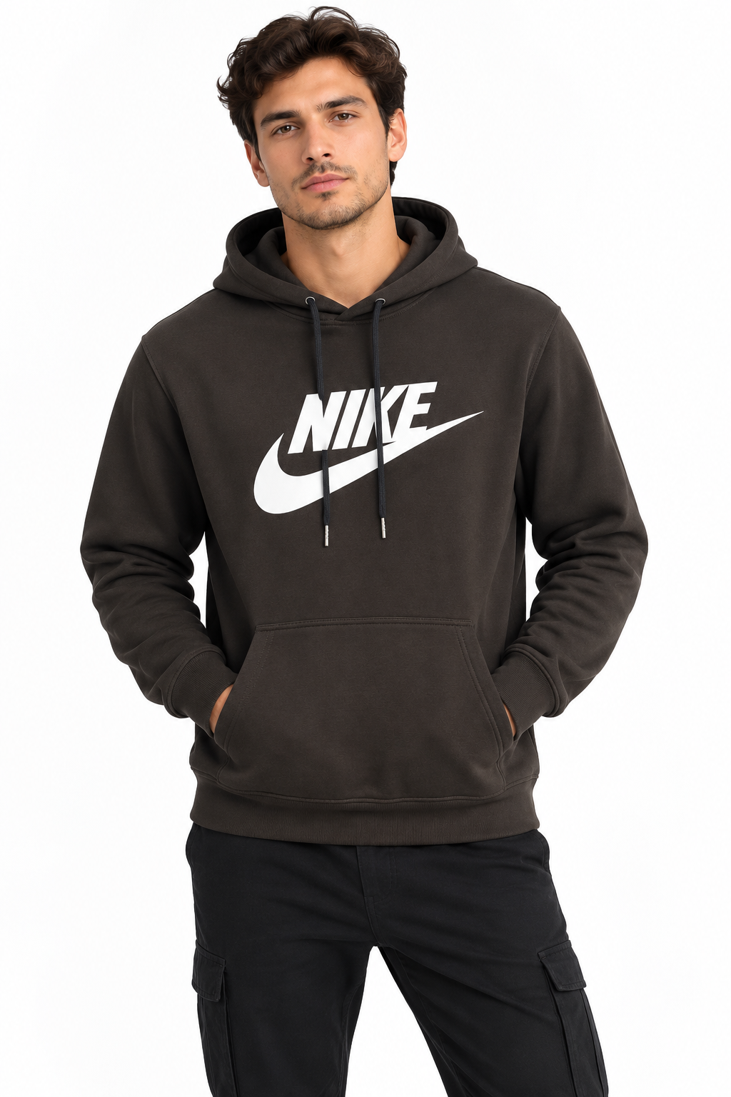 Nike Hoodie Brown Brown / M