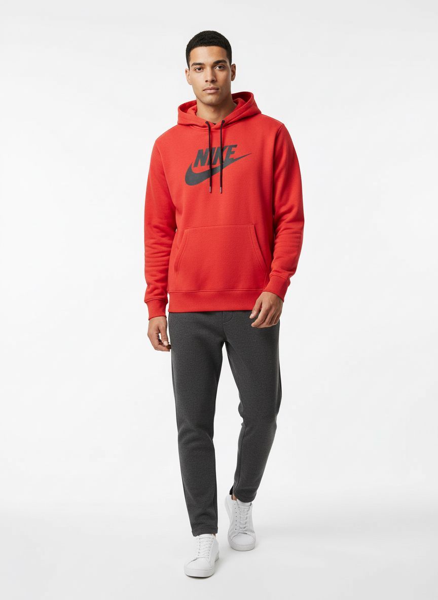 Nike Hoodie Red Red / S