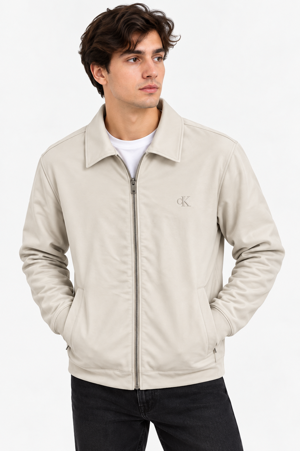 Calvin Klein Jacket 5008 Beige / S