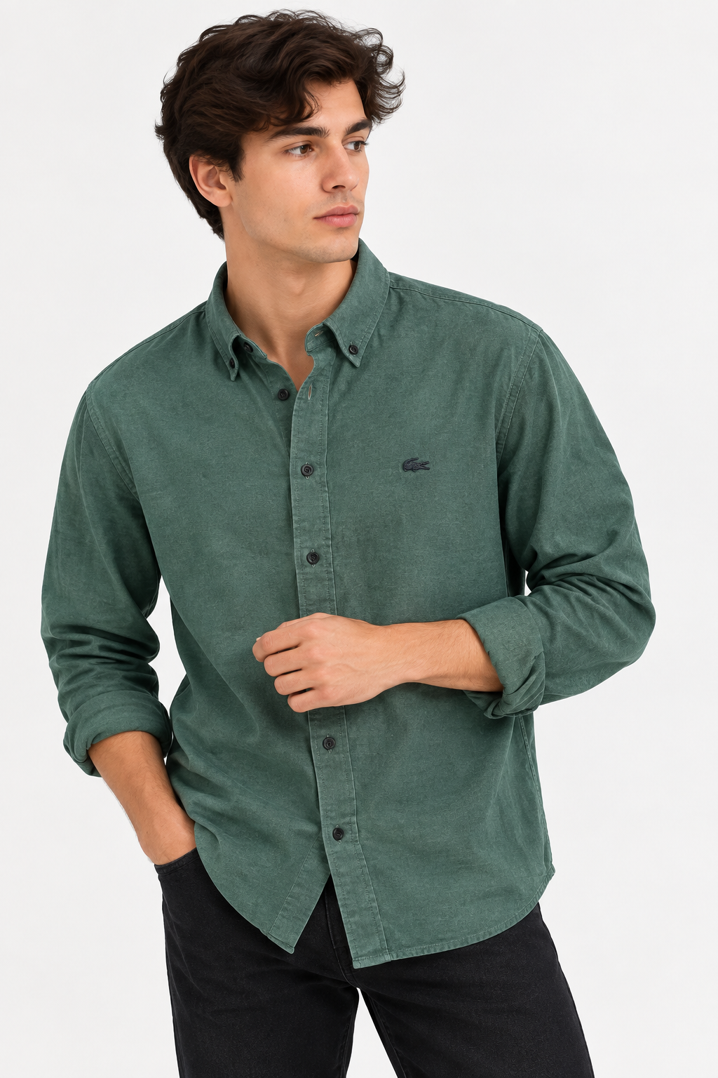 Lacoste Shirt Green 8045 Green / 2Xl