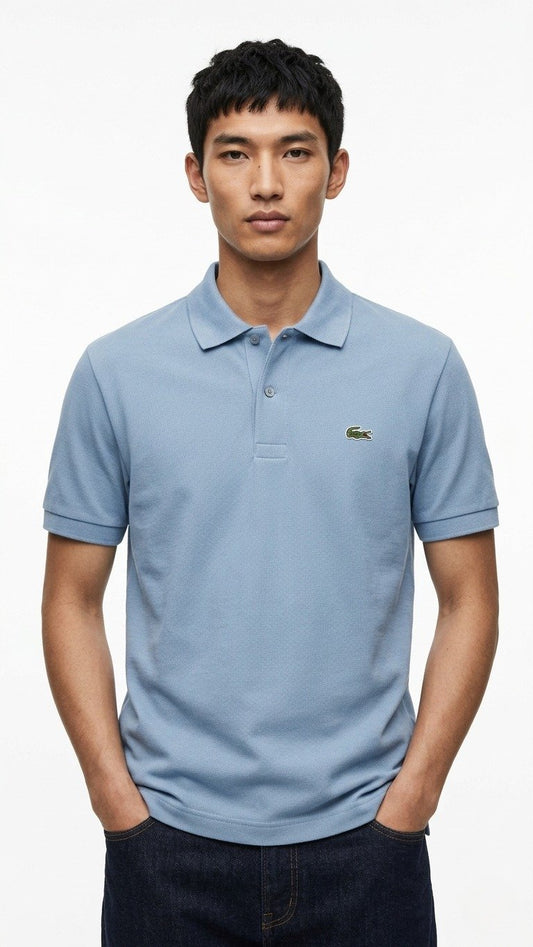 Lacoste Polo Blue 1012-10 Blue / M