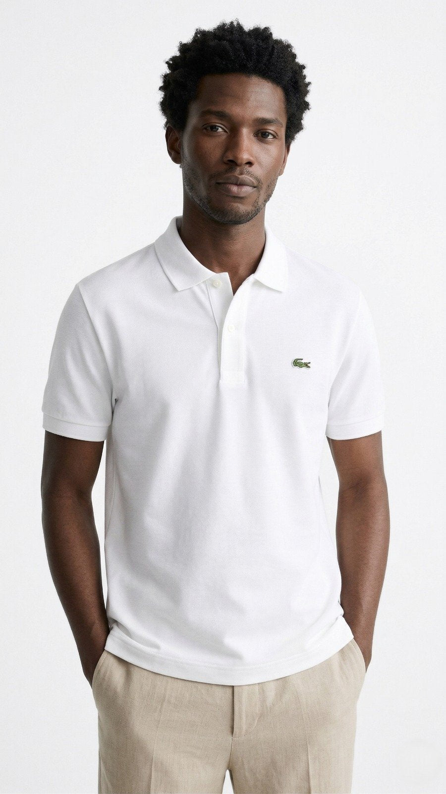 Lacoste Polo White 1012-10 White / M