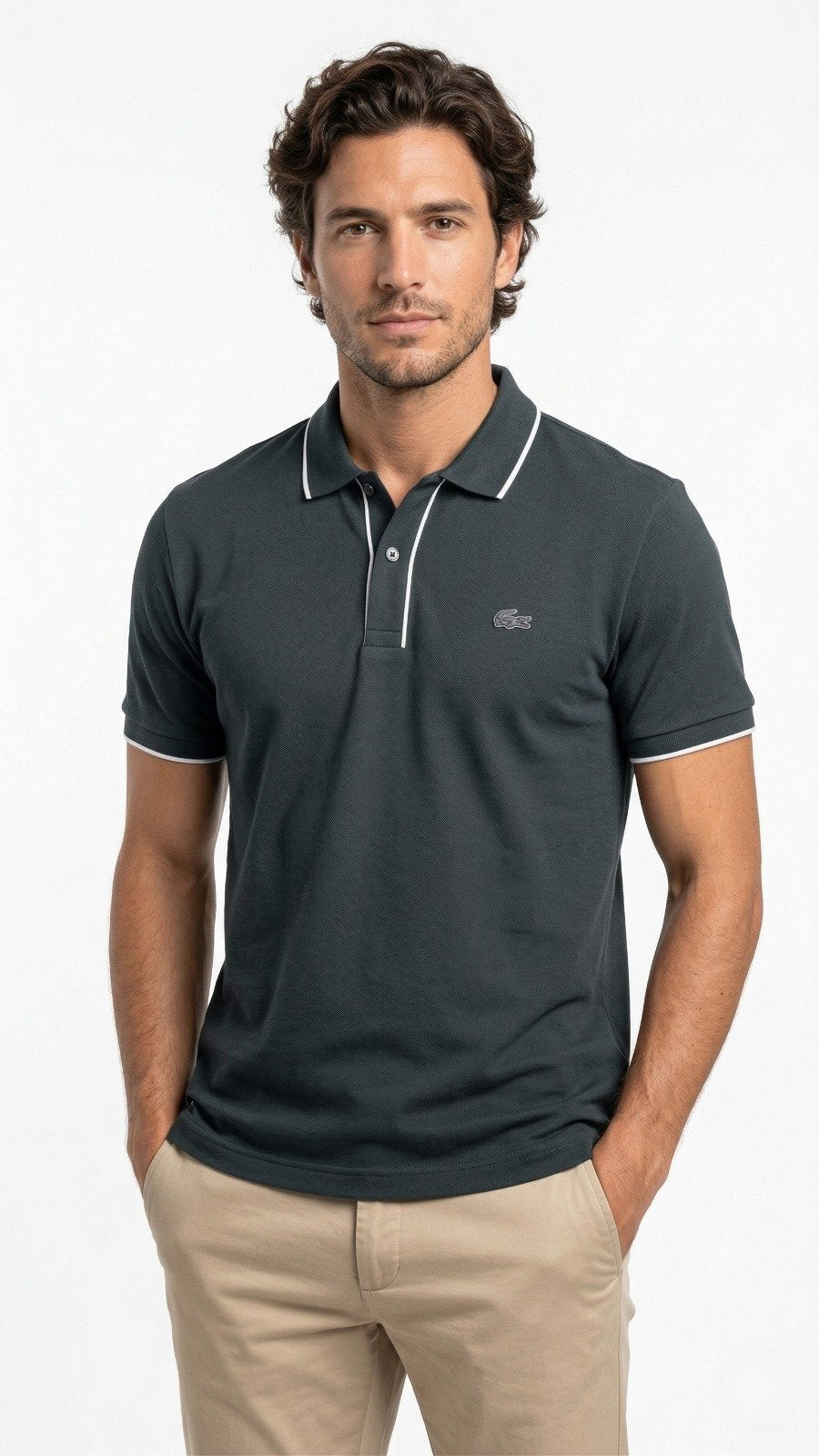 Lacoste Polo Black 1311-2 Black / M
