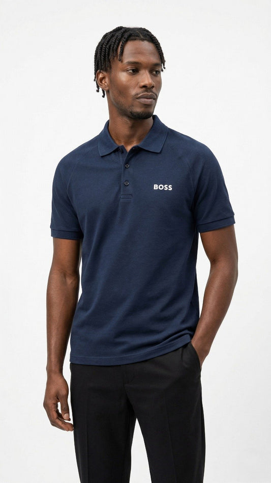 Boss Polo Navy 1401 Navy / M