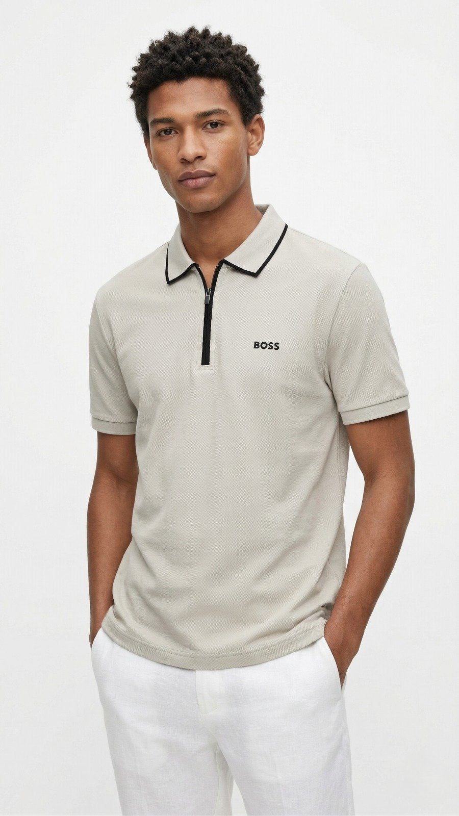 Boss Polo Grey 1437 Grey / M