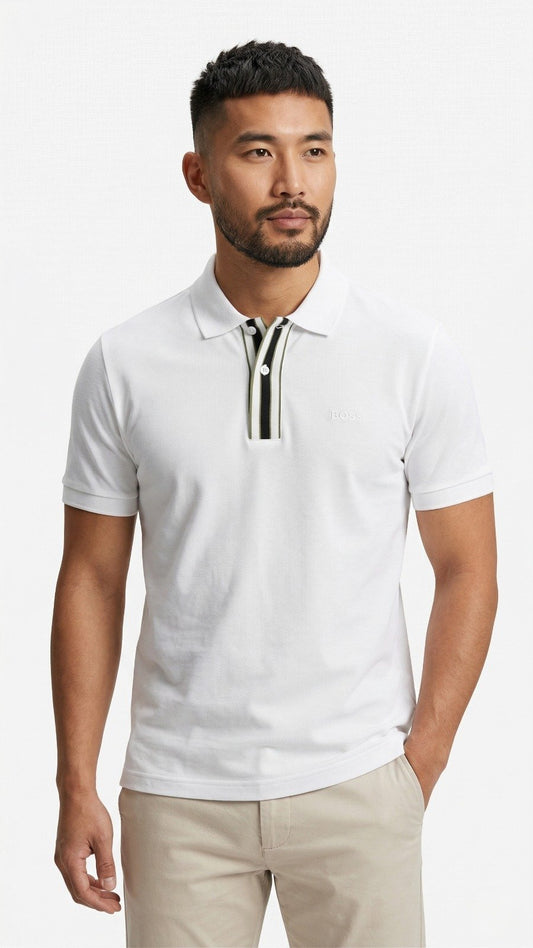 Boss Polo White 1439 White / 2Xl