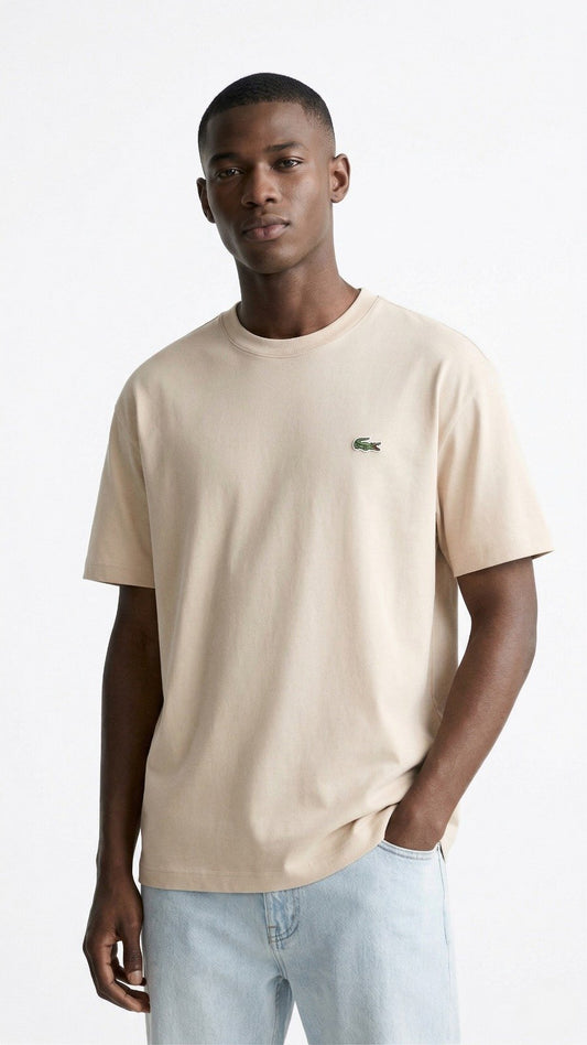 Lacoste T-Shirt Beige 2314-3 Beige / M