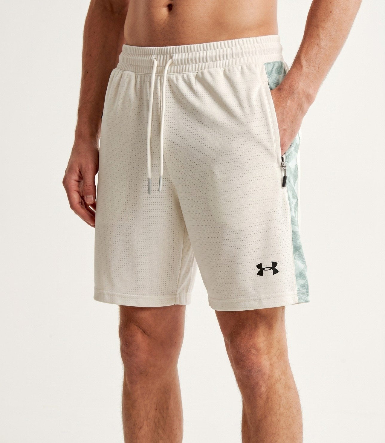 Under Armour Short 3765 White&Green White&Green / S
