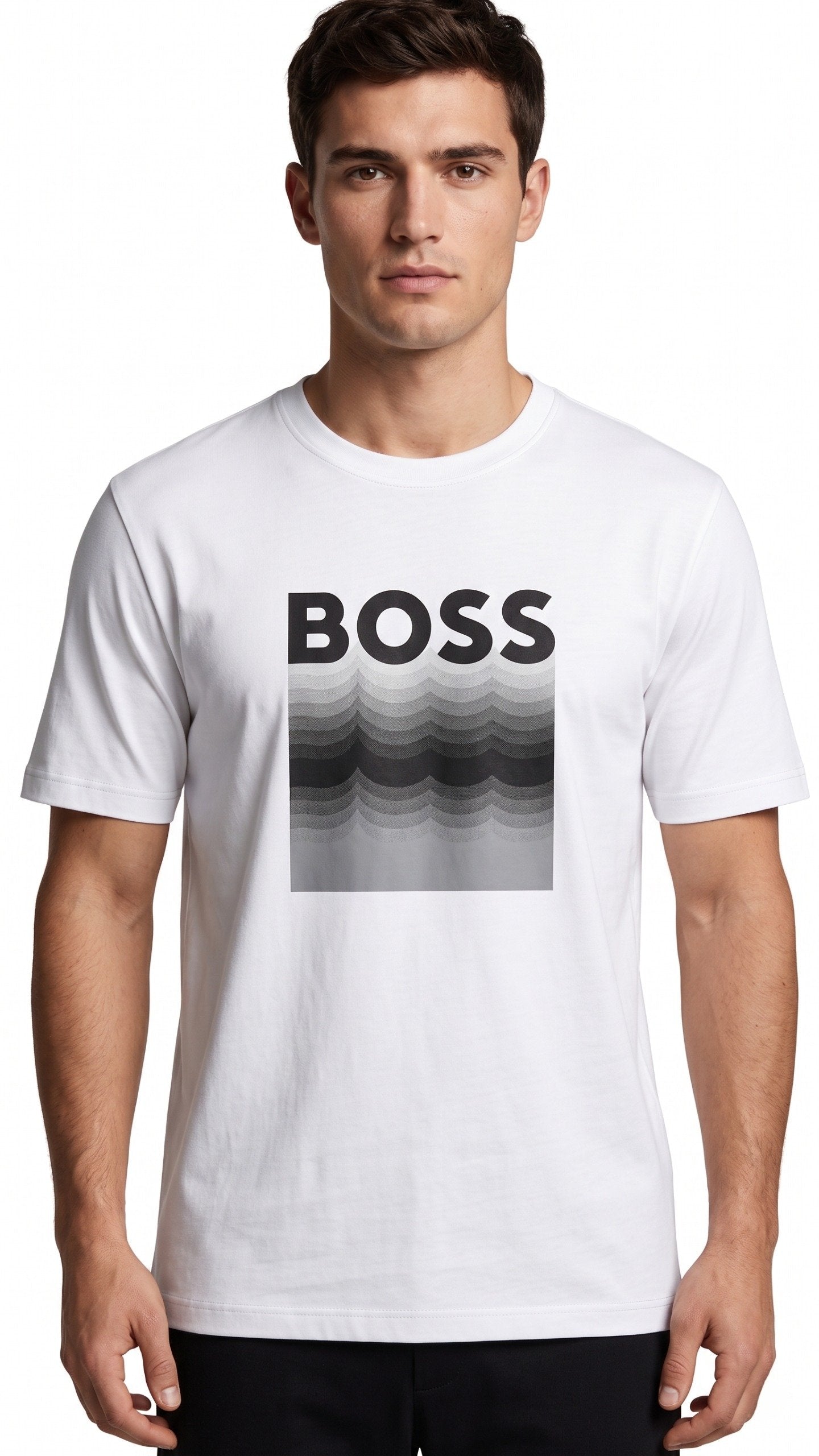 Boss T-Shirt White&Black 07 White&Black / Xl