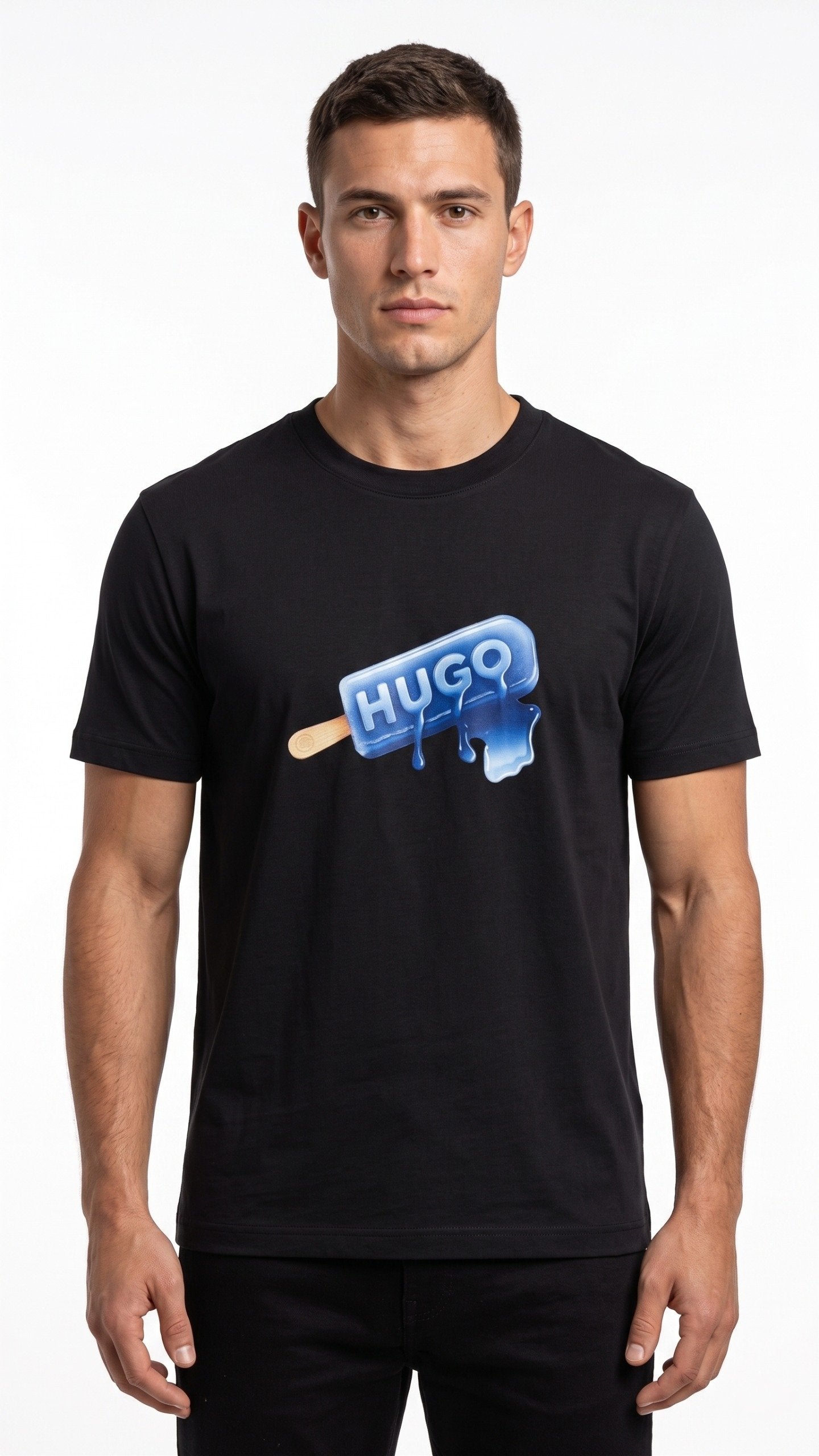 Boss T-Shirt White&Navy 010 White&Navy / S