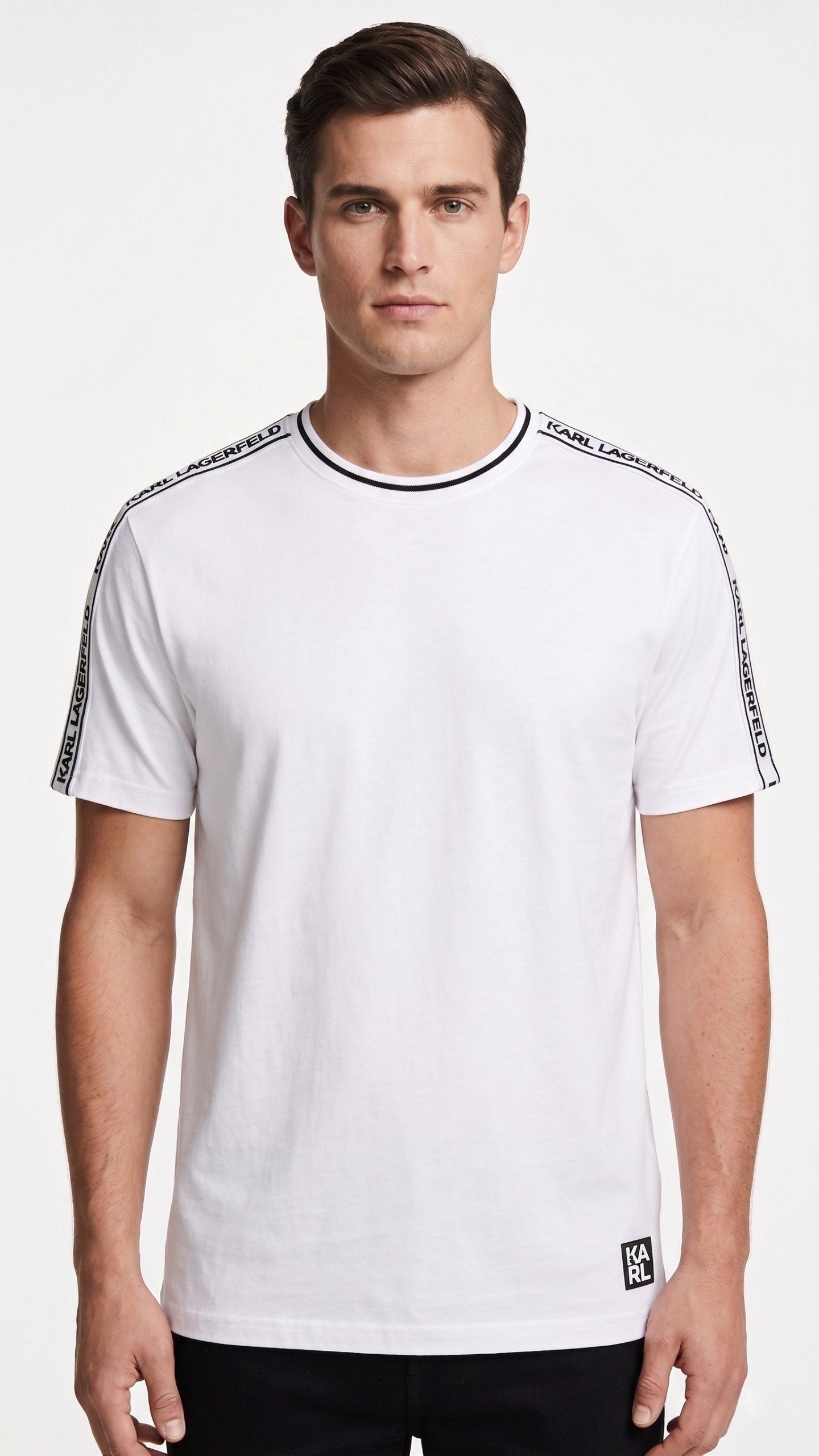 Karl T-Shirt White&Black 012 White&Black / Xl