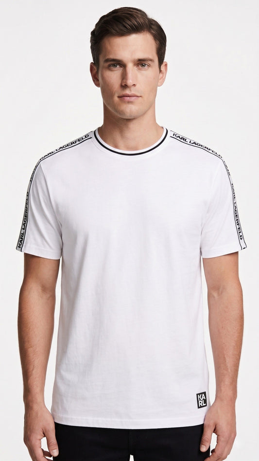 Karl T-Shirt White&Black 012 White&Black / Xl