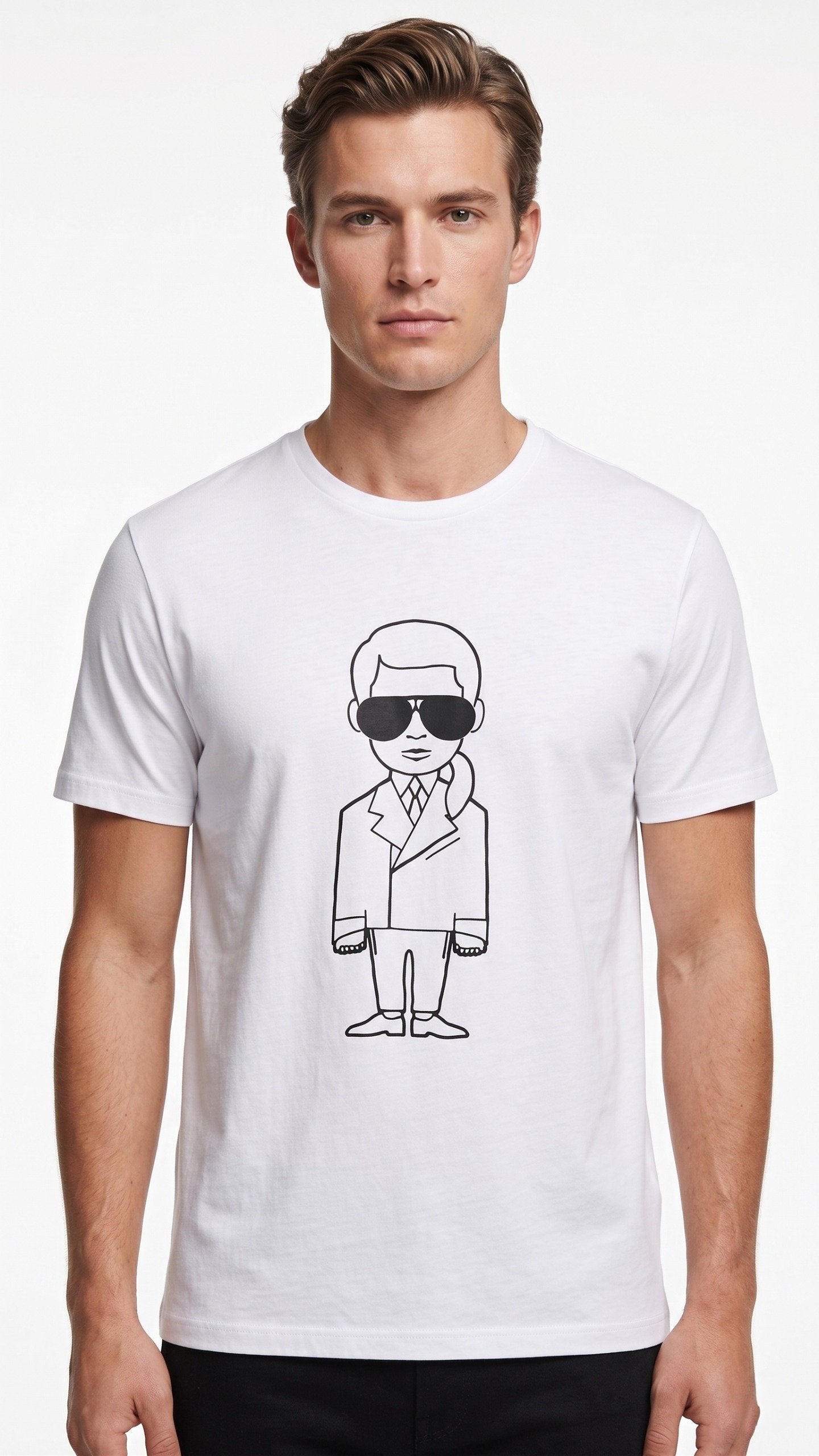 Karl T-Shirt White&Black 013 White&Black / M