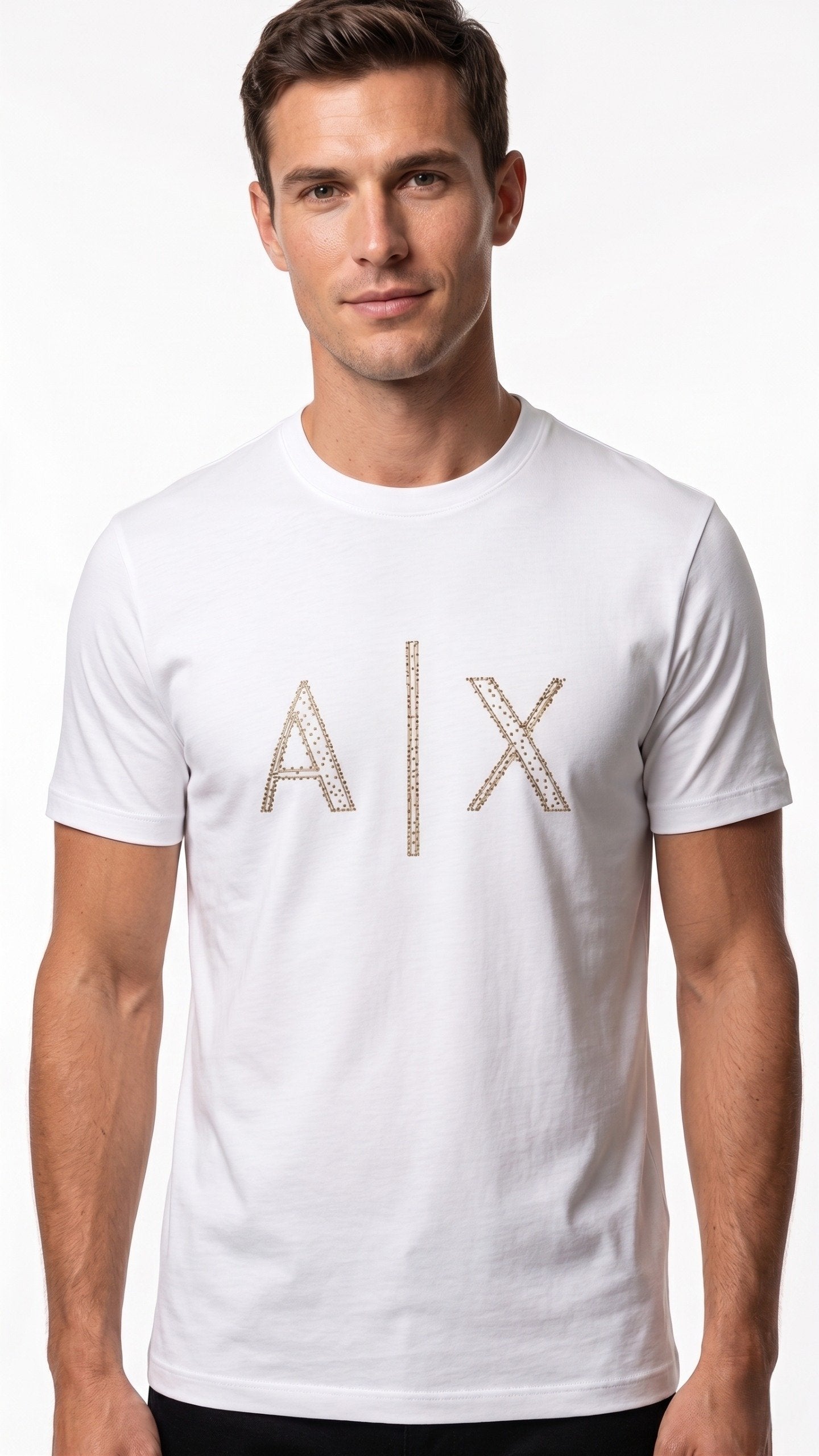 Armani Exchange White&Gold 010 White&Gold / L