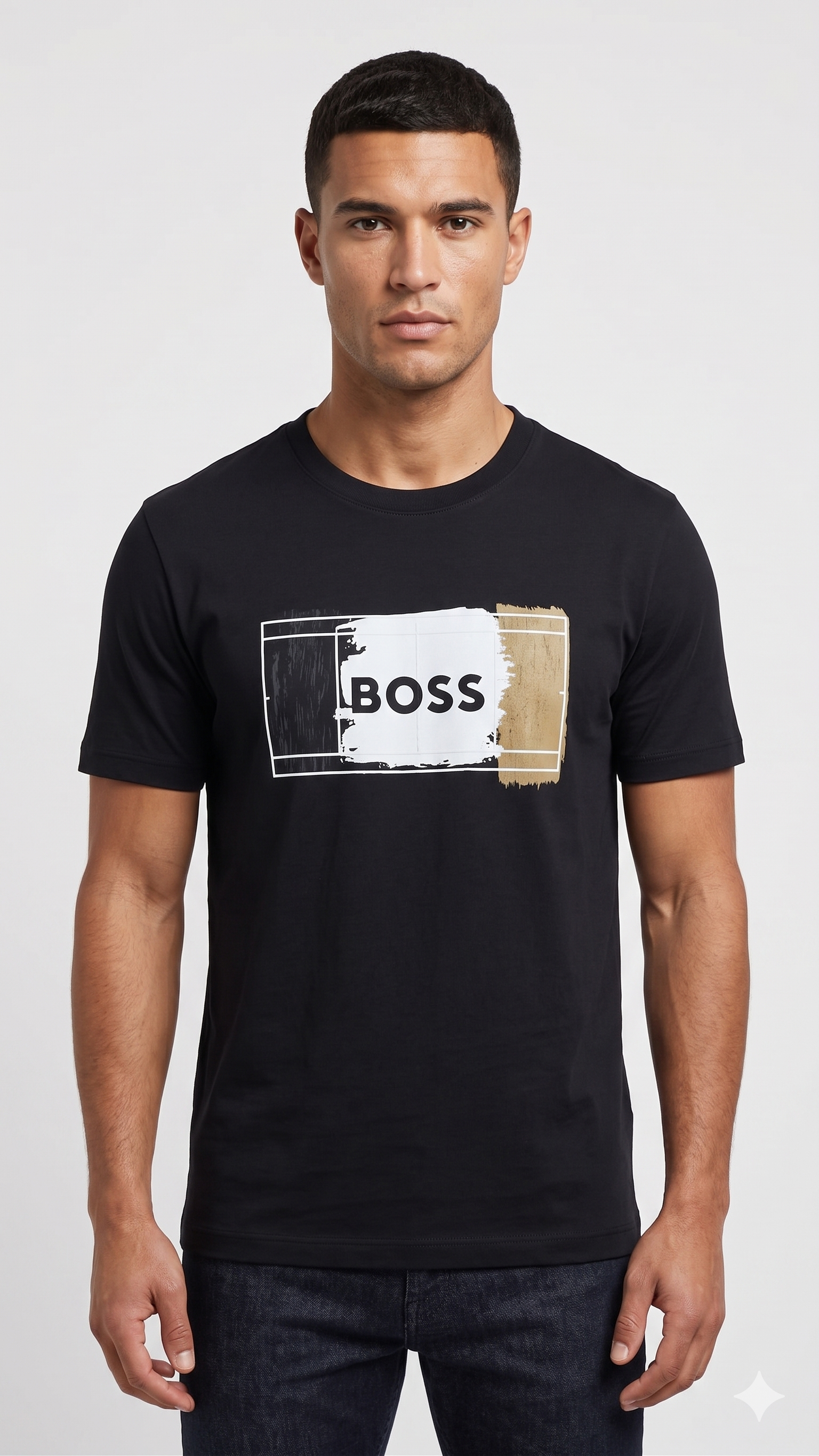 BOSS T-SHIRT BLK 1018 BLACK / Xlarge