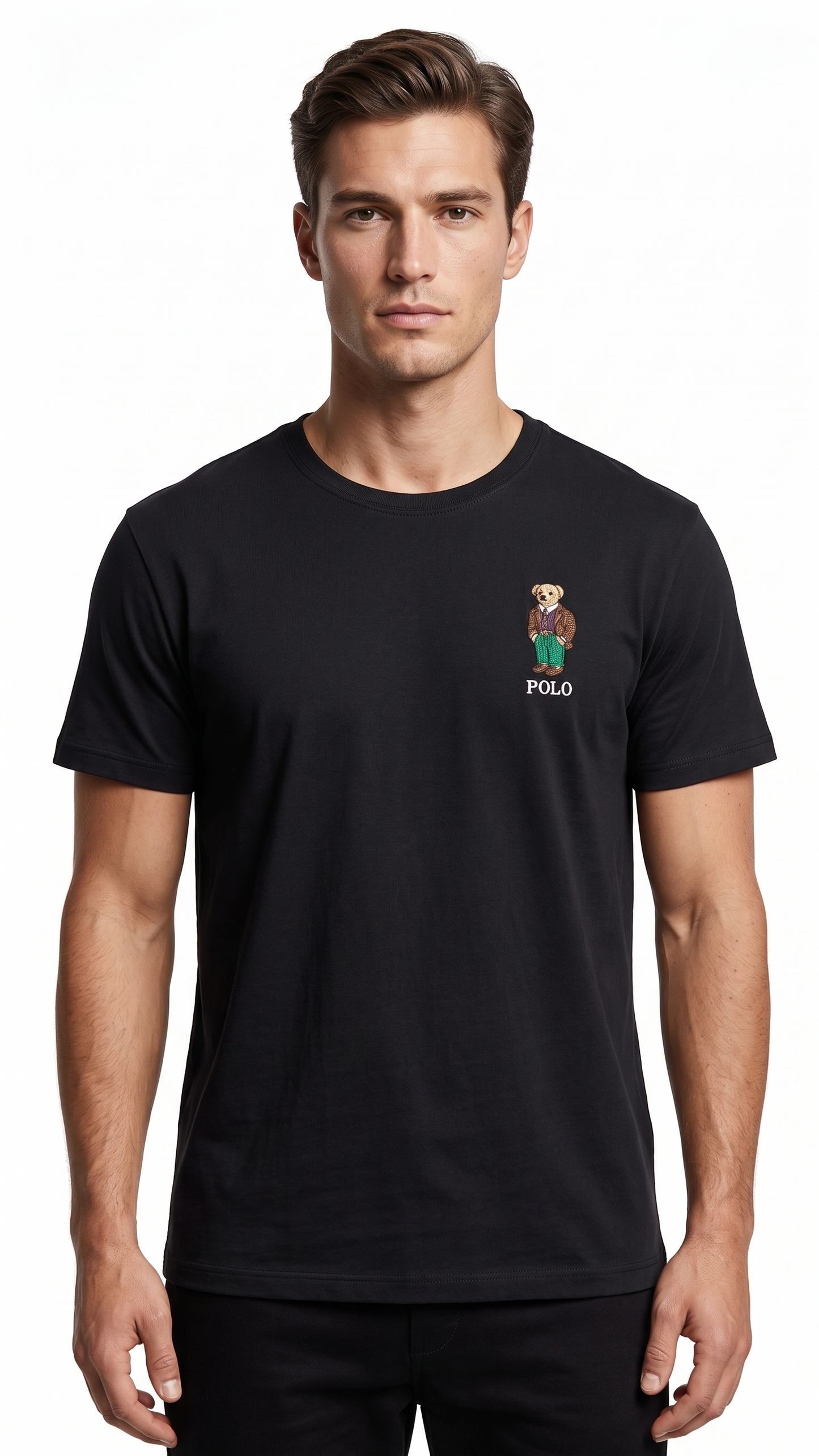 POLO T-SHIRT BLACK / 2Xlarge