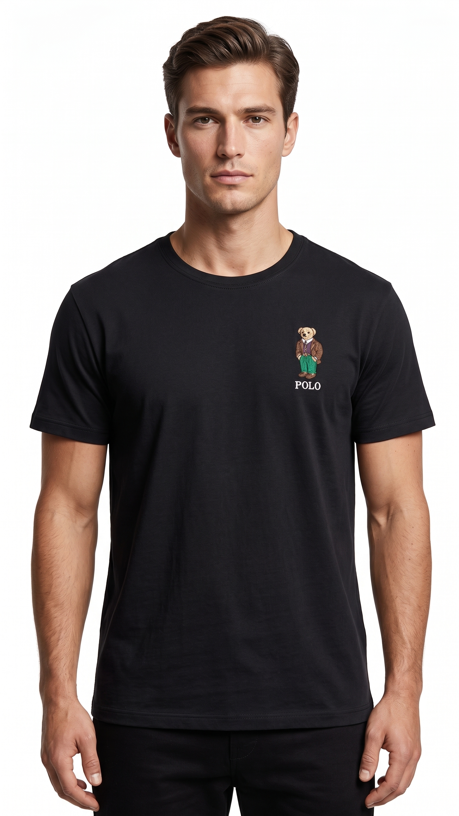POLO T-SHIRT BLACK / 2Xlarge