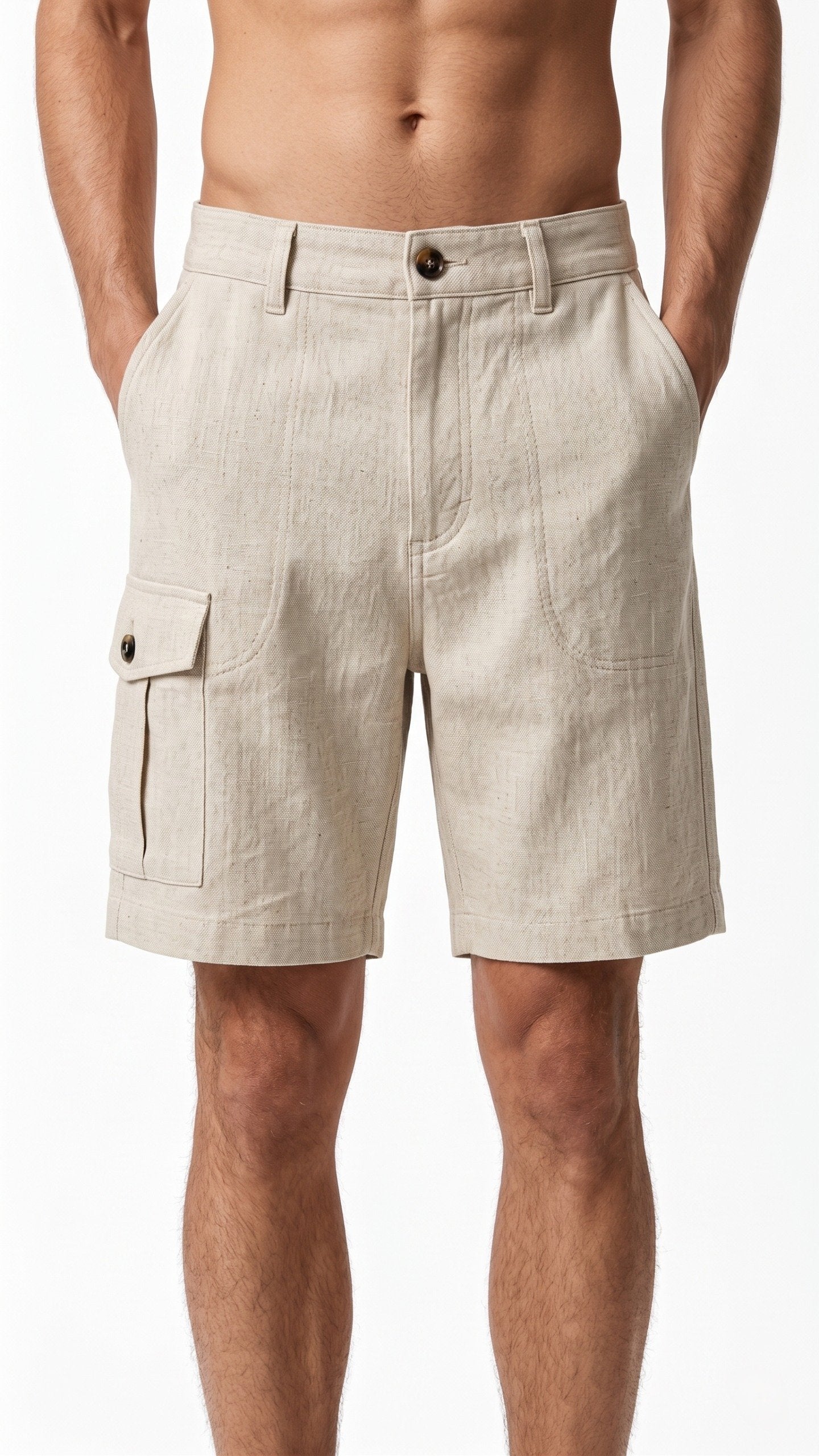 TOMTAILOR SHORT BEIGE / Large