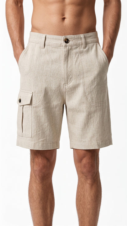 TOMTAILOR SHORT BEIGE / Large