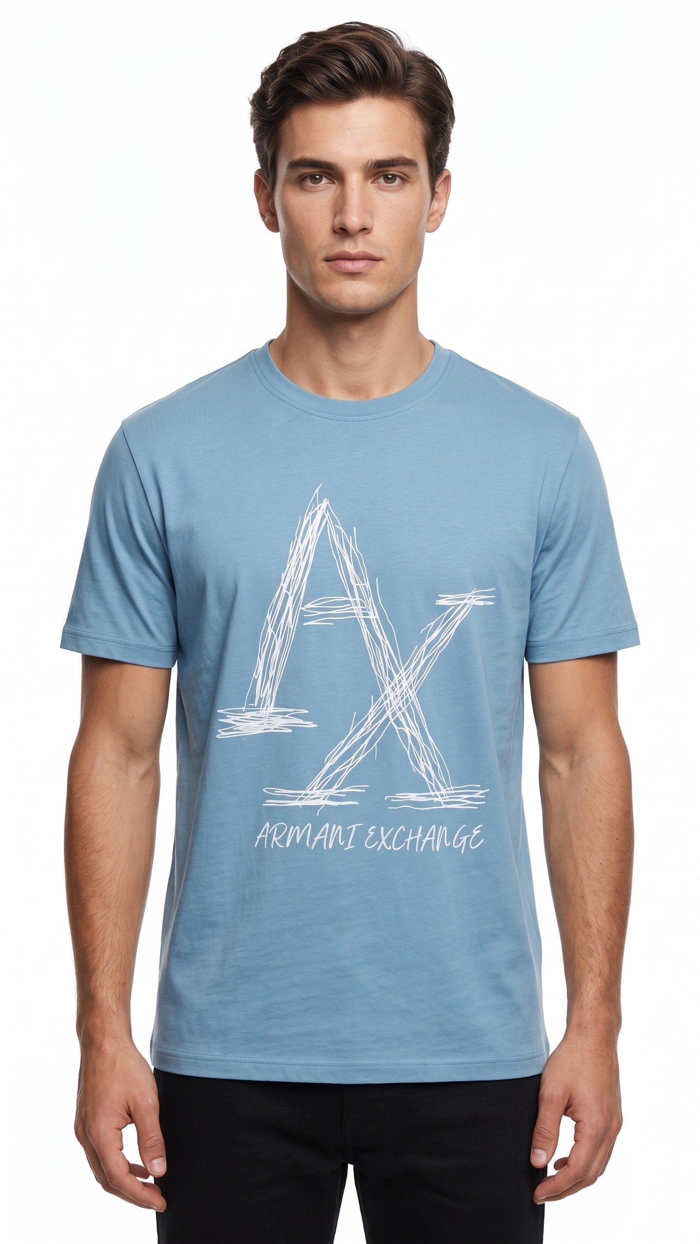 ARMANI EX. T-SHIRT 01 BLUE / Medium