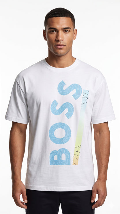 BOSS T-SHIRT 02 WHITE / Large