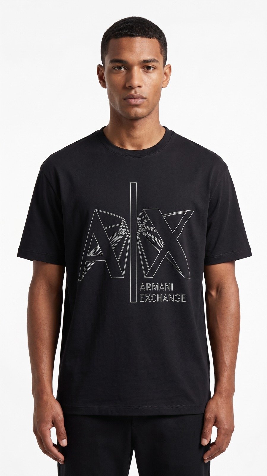 ARMANI EX. T-SHIRT 03 WHT BLACK / Large