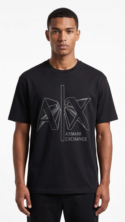 ARMANI EX. T-SHIRT 03 WHT BLACK / Large