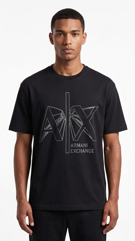 ARMANI EX. T-SHIRT 03 WHT BLACK / Large
