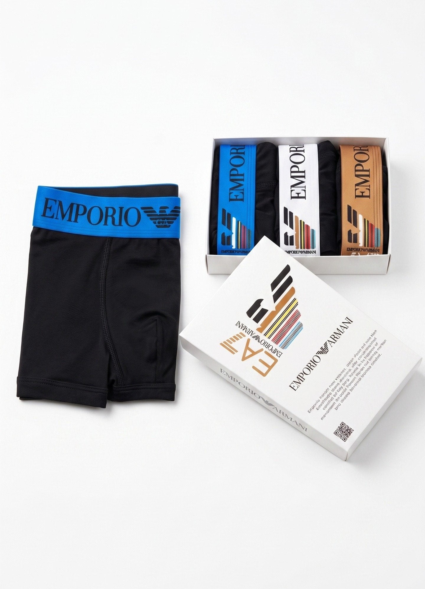 EMPORIO ARMANI BOXER *3 BLACK / Medium