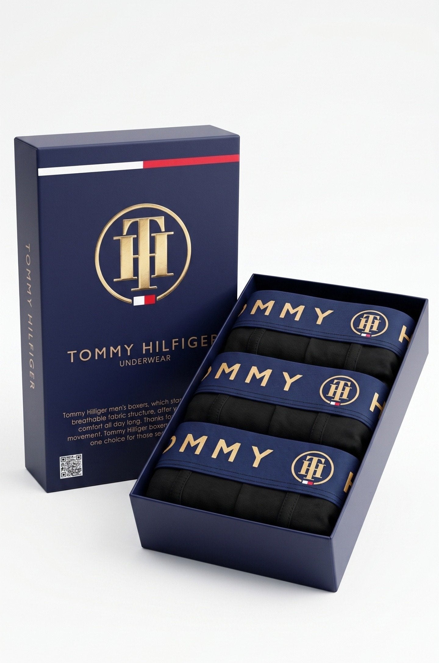 TOMMY BOXER *3 BLACK / Medium