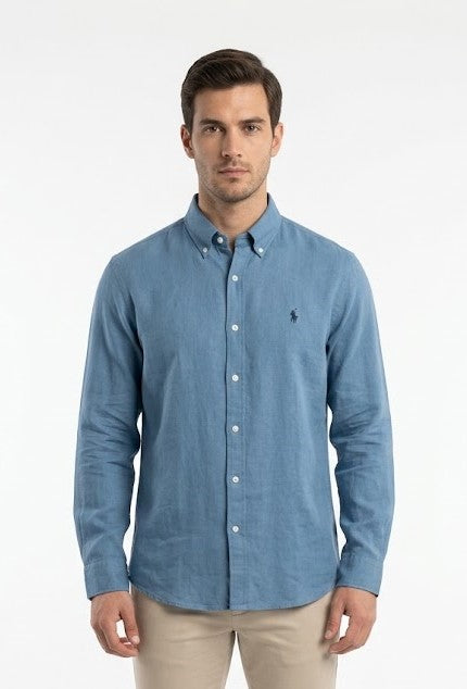 RALPH LAUREN SHIRT BLUE 8065 blue / S