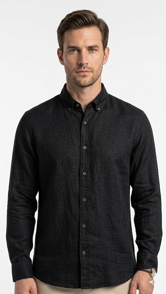 BOSS SHIRT 8067 black / S