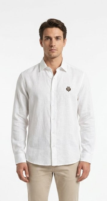LORO PIANO SHIRT 8077 white / S