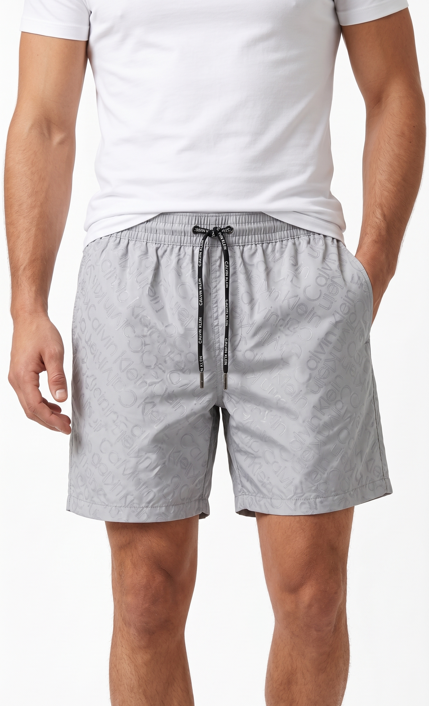 CALVIN KLEIN SWIM SHORT grey / S
