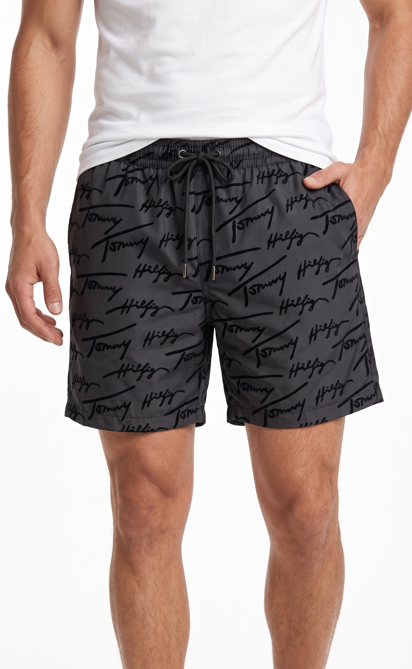TOMMY SWIM SHORT BLK 02 black / S