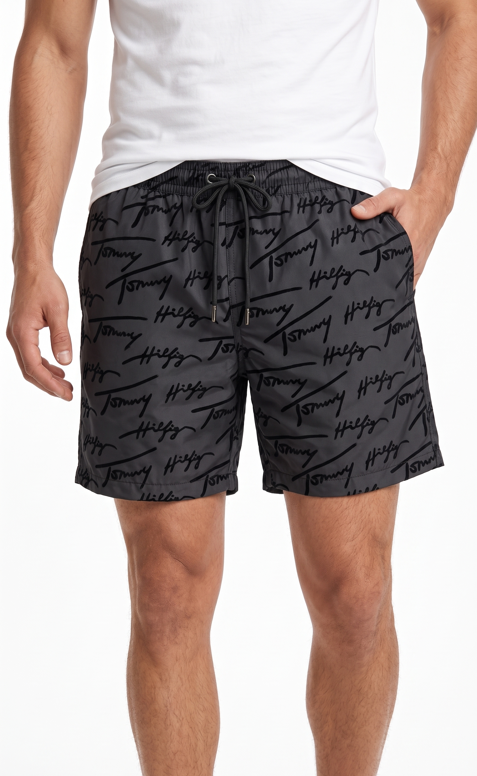TOMMY SWIM SHORT BLK 02 black / S