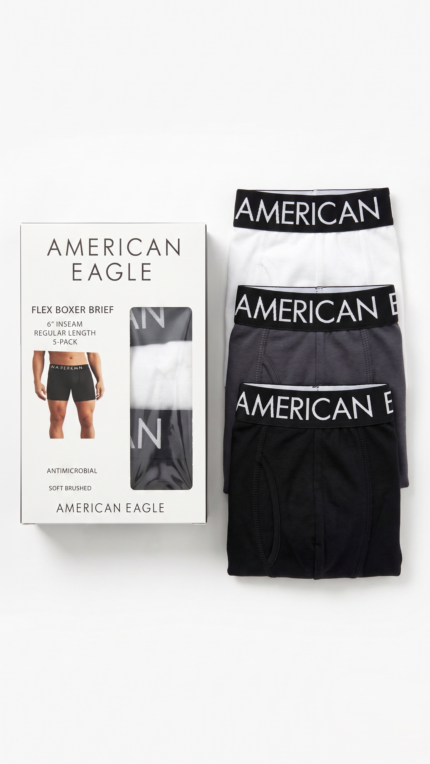 AMERICAN EAGLE BOXERS *3 mix / S