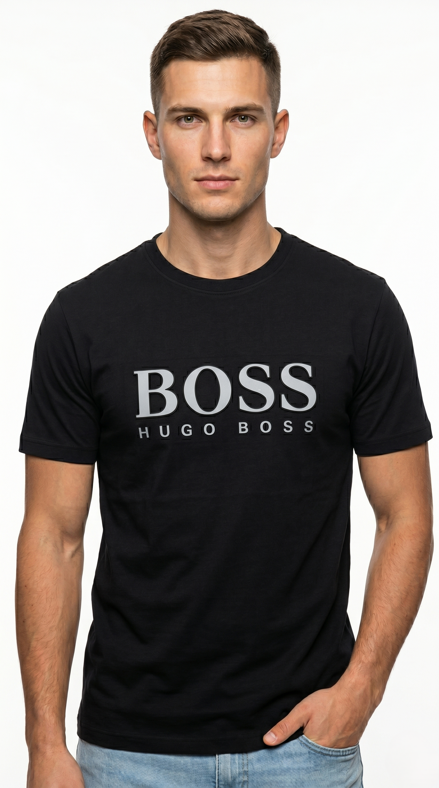 BOSS T-SHIRT 01 black / S