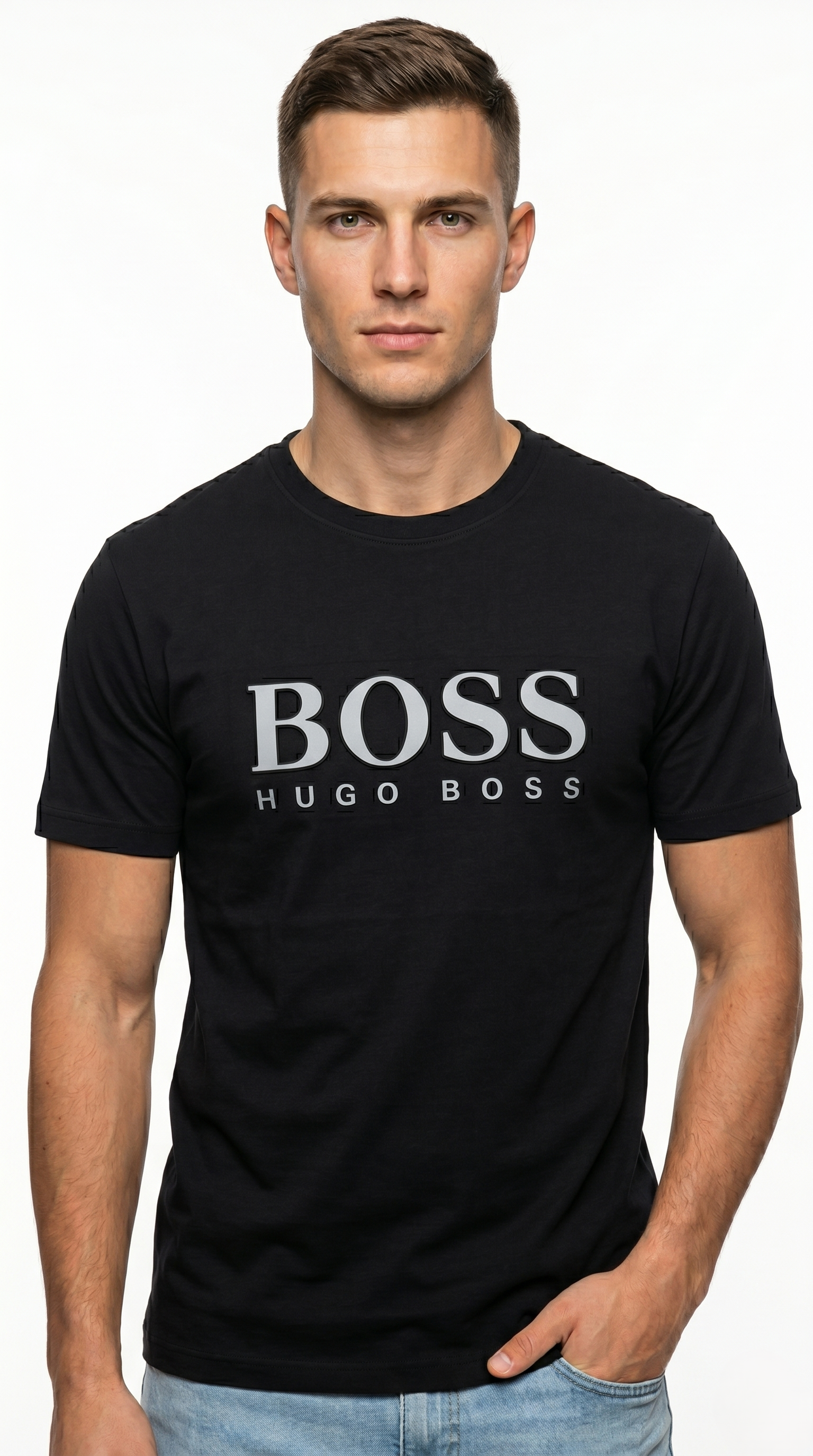 BOSS T-SHIRT 01 black / S
