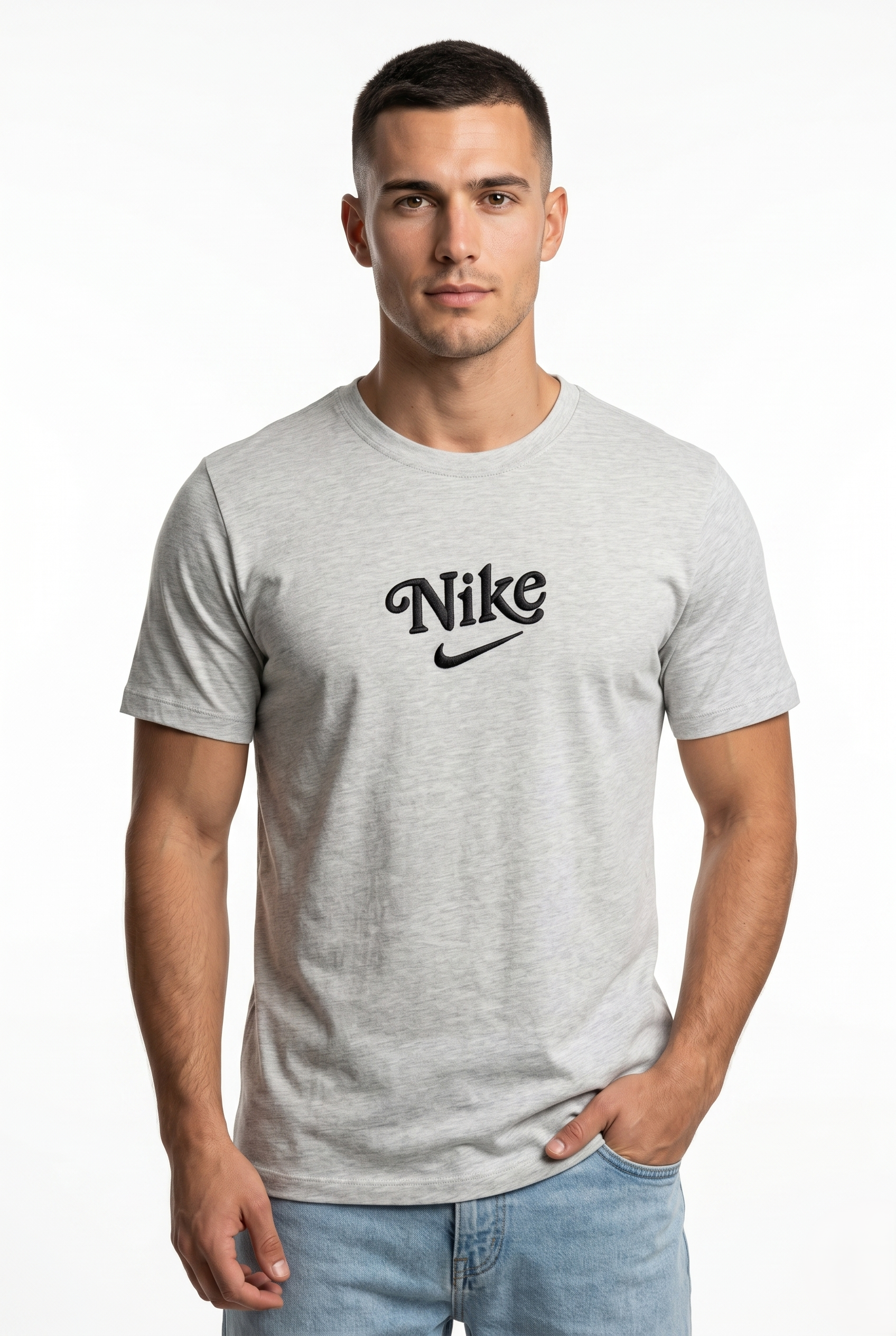 NIKE T-SHIRT 01 grey / S