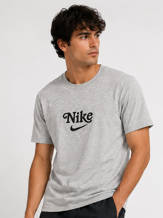 NIKE T-SHIRT GREY 01 grey / S