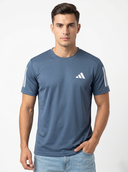 ADIDAS T-SHIRT 01 dusty blue / S