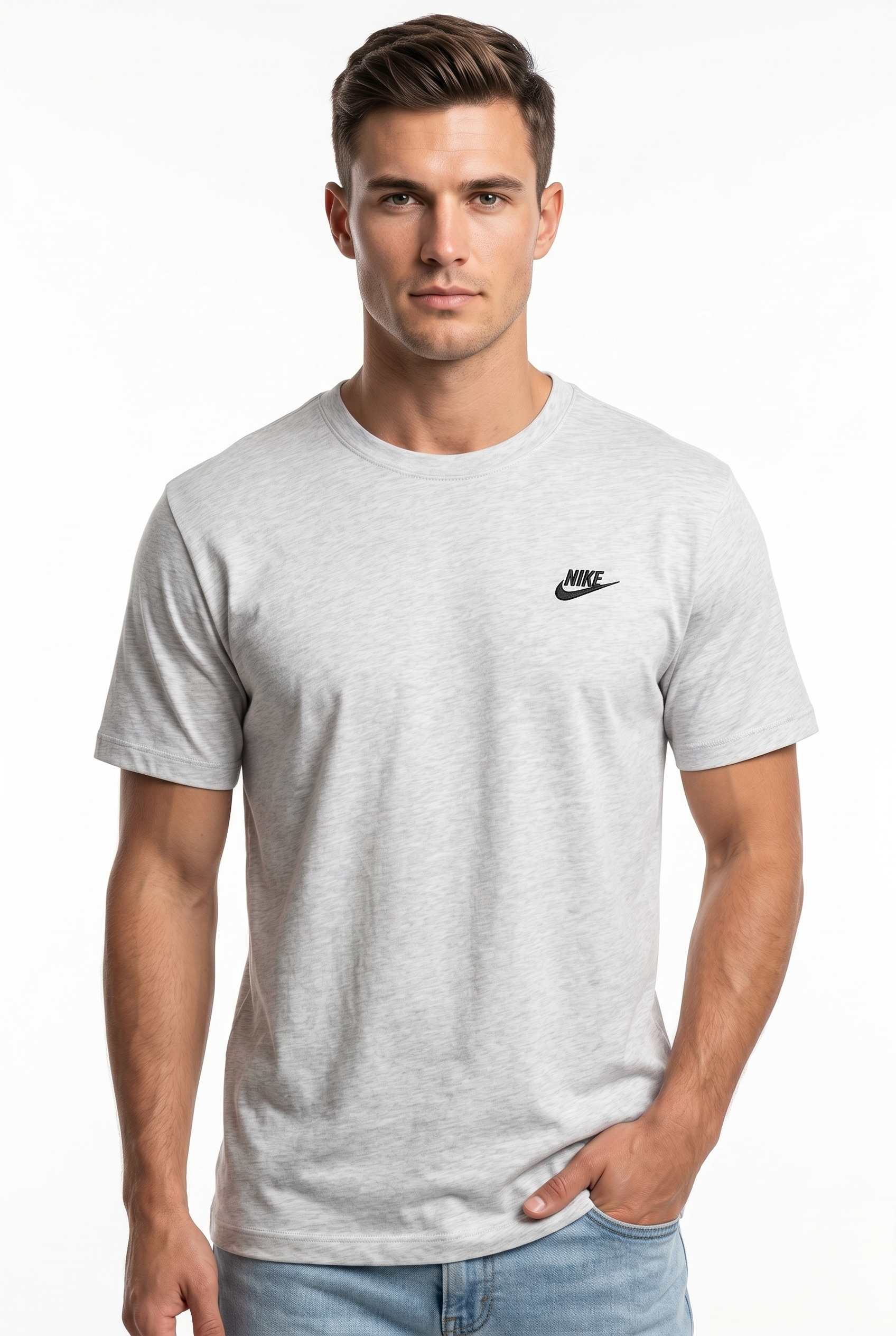 NIKE T-SHIRT 02 grey / S