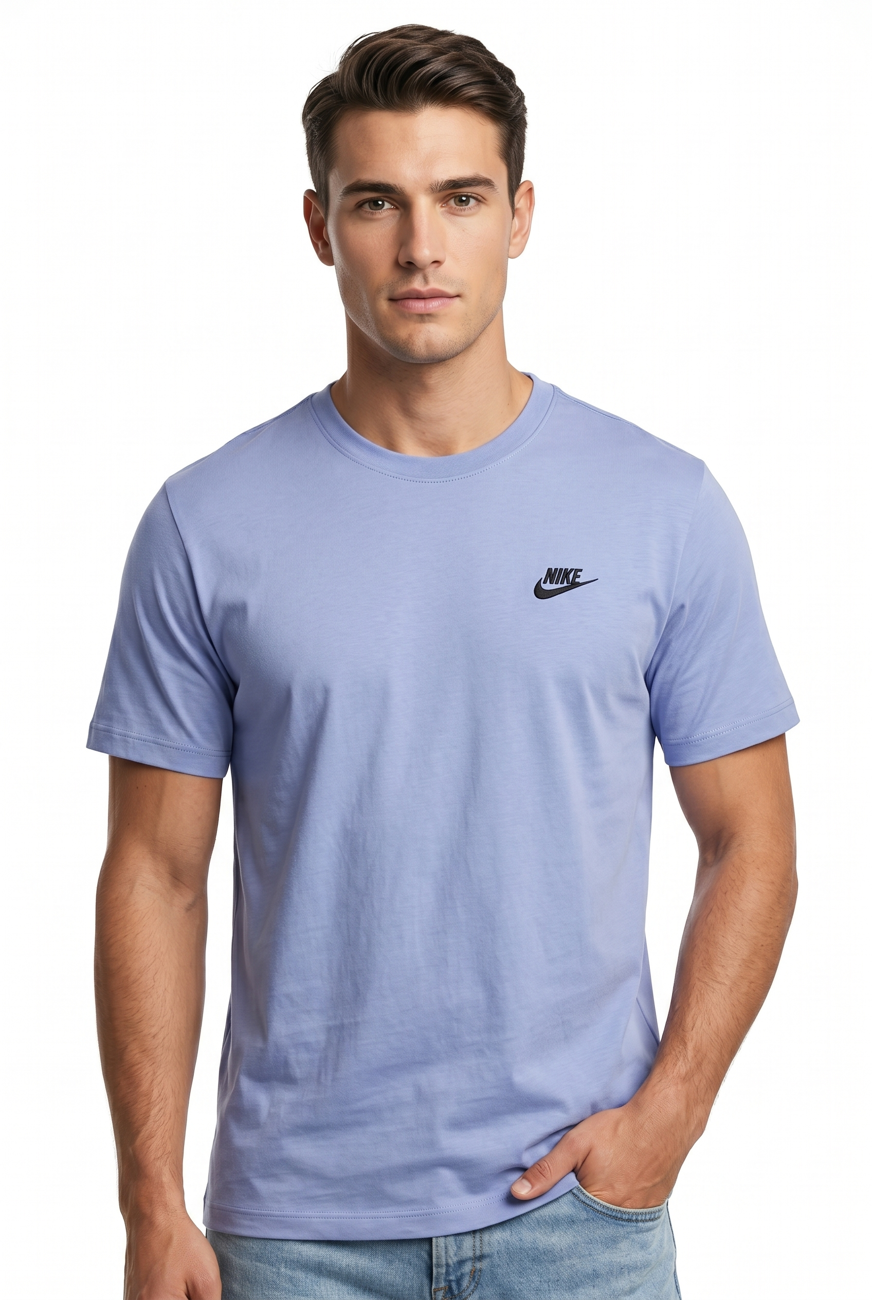 NIKE T-SHIRT 02 blue / S