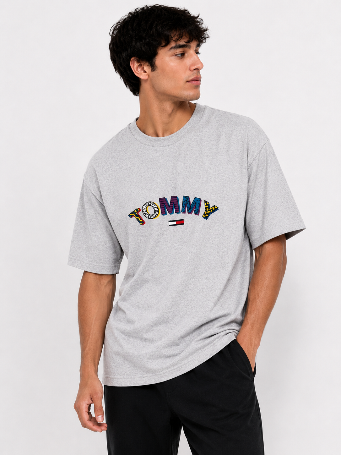TOMMY T-SHIRT 01 grey / S